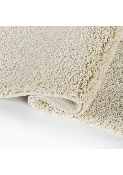 Soft Shaggy Doğal Kaymaz Taban Oval Halı