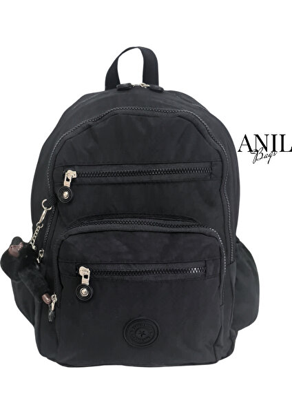 Anıl Bags Krinkıl Kumaş Suya Dayanıklı Klinkır Sırt Çantası/laptop Seyahat Okul Çanta