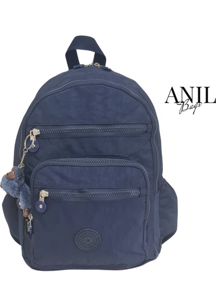 Anıl Bags Krinkıl Kumaş Suya Dayanıklı Klinkır Sırt Çantası/laptop Seyahat Okul Çanta