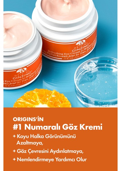 C Vitamini & Ginseng İçeren Ginzing Yaz Ikilisi: SPF30 Nemlendirici 50 ml & GÖZ Kremi 15 ml