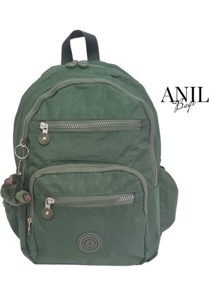 Anıl Bags Krinkıl Kumaş Suya Dayanıklı Klinkır Sırt Çantası/laptop Seyahat Okul Çanta