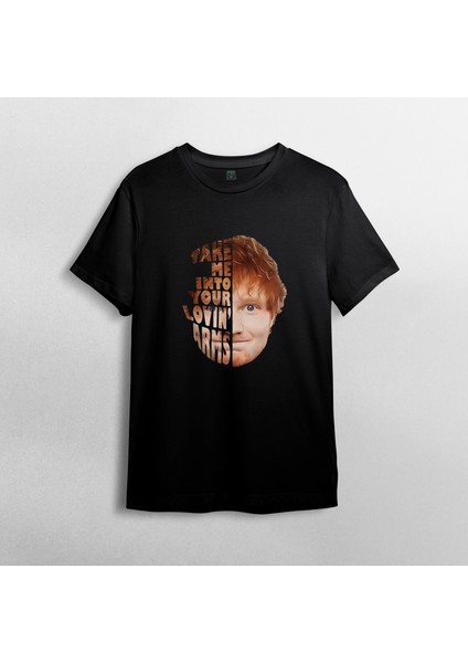 Ed Sheeran %100 Pamuklu Bisiklet Yaka T-Shirt Model - 2