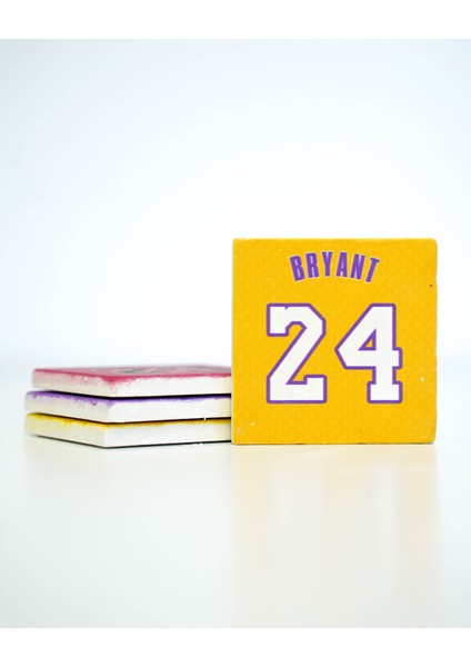 Basketbol Taş Bardak Altlığı 4'lü Set