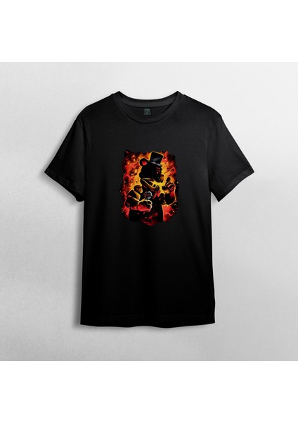 Five Night At Freddy's %100 Pamuklu Bisiklet Yaka T-Shirt Model - 1 fiyatları