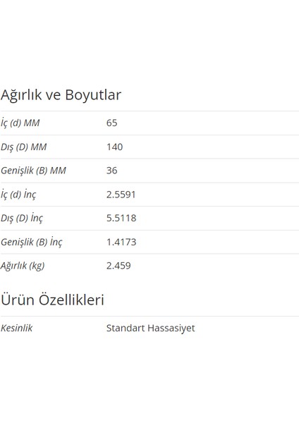 30313-90KA6 - 65X36X140 - Tımken fiyatları