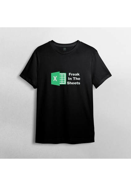 Freak In The Sheets - Excel %100 Pamuklu Bisiklet Yaka T-Shirt Model - 1