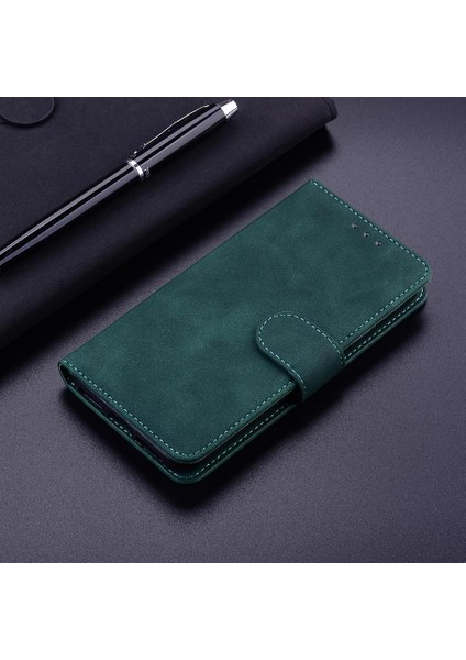 Samsung Galaxy M35 Manyetik Kart Yuvası Premium Pu Deri Için Flip Case (Yurt Dışından)