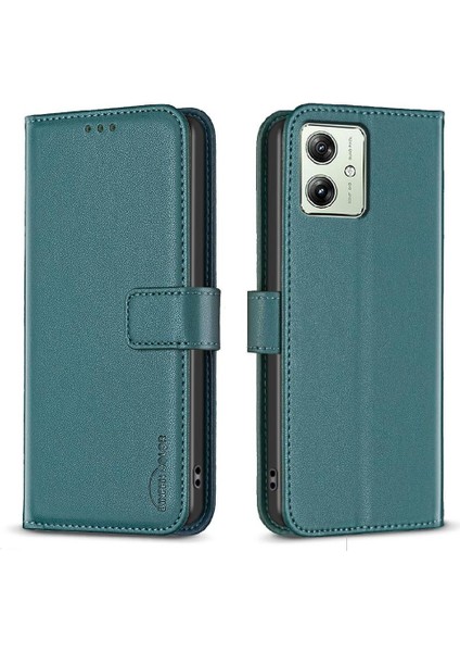 Motorola Moto G54 5g Çok Renkli Iş Deri Çanta Yuvası Için Flip Case (Yurt Dışından)