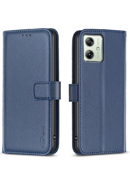 Motorola Moto G54 5g Çok Renkli Iş Deri Çanta Yuvası Için Flip Case (Yurt Dışından)