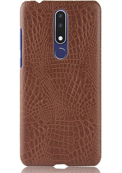 Nokia 3.1 Plus Anti Scratch Klasik Timsah Için Şık Klasik Kılıf (Yurt Dışından)