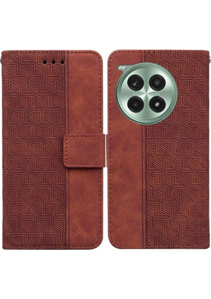 Oneplus Ace 3 Pro Flip Için Flip Case Folio Premium Pu Deri Cüzdan Kapak (Yurt Dışından)
