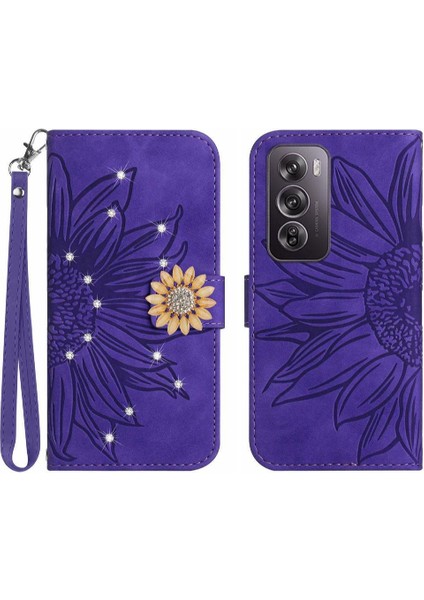 Oppo RENO12 Için Kılıf 5g Kart Tutucu Flip Cüzdan Kredi Kartı Darbeye Tpu (Yurt Dışından)