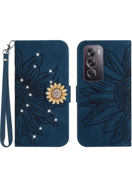 Oppo RENO12 Için Kılıf 5g Kart Tutucu Flip Cüzdan Kredi Kartı Darbeye Tpu (Yurt Dışından)