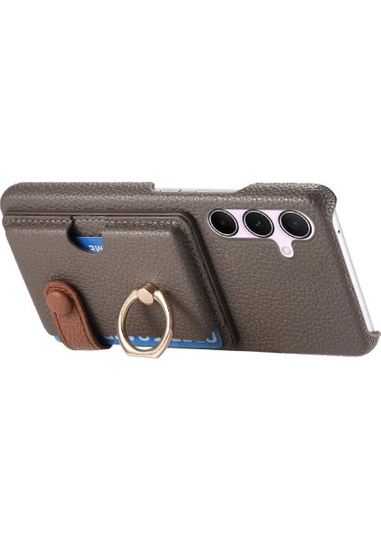 Samsung Galaxy Case 5g Halka Standı Premium Dokulu Deri Kart (Yurt Dışından) modelleri