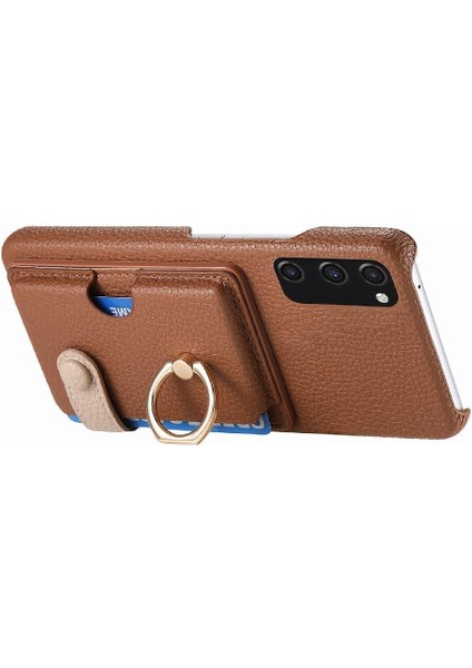 Samsung Galaxy S20 Fe Halka Standı Kart Yuvaları Premium Dokulu (Yurt Dışından) fiyatları