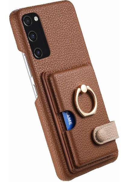 Samsung Galaxy S20 Fe Halka Standı Kart Yuvaları Premium Dokulu (Yurt Dışından) modelleri