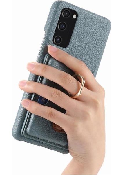 Samsung Galaxy S20 Fe Halka Standı Kart Yuvaları Premium Dokulu (Yurt Dışından) modelleri