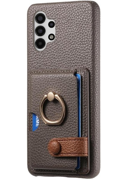 Samsung Galaxy A13 4g Premium Dokulu Deri Halka Standı Kartı (Yurt Dışından) indirimleri