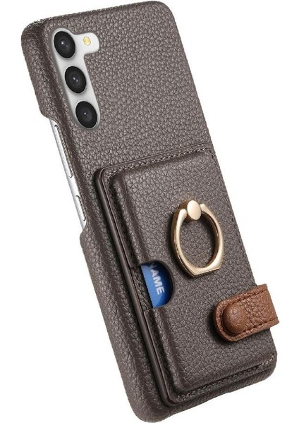 Samsung Galaxy S23 Fe Halka Standı Kart Yuvaları Premium Dokulu (Yurt Dışından) fırsatları