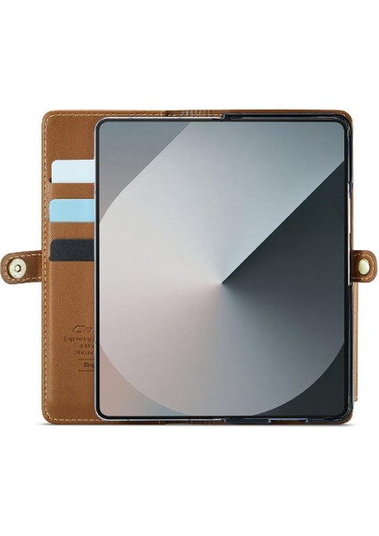 Samsung Galaxy Z Caseme 6 5g Kart Tutucu Ince Kılıf Pu (Yurt Dışından)