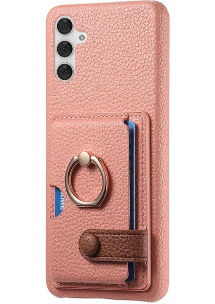 Samsung Galaxy A54 5g Premium Dokulu Deri Kart Yuvaları Halka (Yurt Dışından) fırsatları