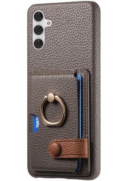 Samsung Galaxy A54 5g Premium Dokulu Deri Kart Yuvaları Halka (Yurt Dışından) fırsatları