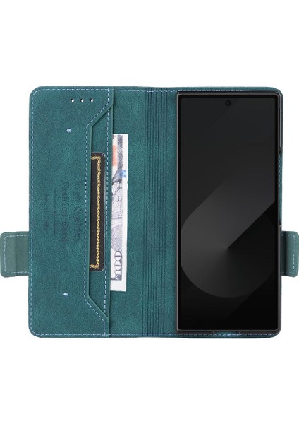 Toka ile Samsung Galaxy Z Flip 6 Kart Tutucu Kapak Için Flip Case (Yurt Dışından)