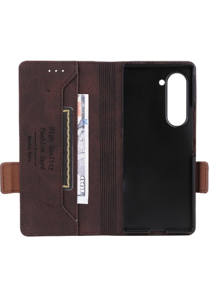 Toka ile Samsung Galaxy Z Flip 6 Kart Tutucu Kapak Için Flip Case (Yurt Dışından)