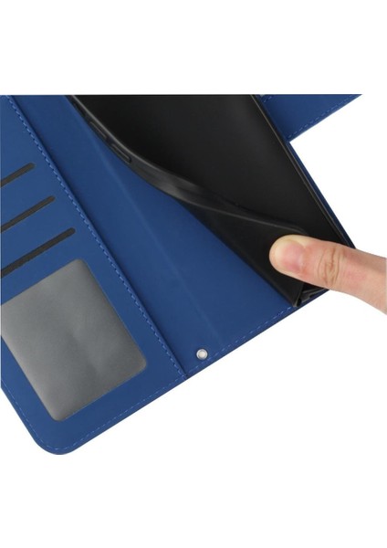 Kart Yuvaları Tutucu Lüks Pu Flip ile Onur 90 Akıllı Kısa Kayış Için Kılıf (Yurt Dışından)