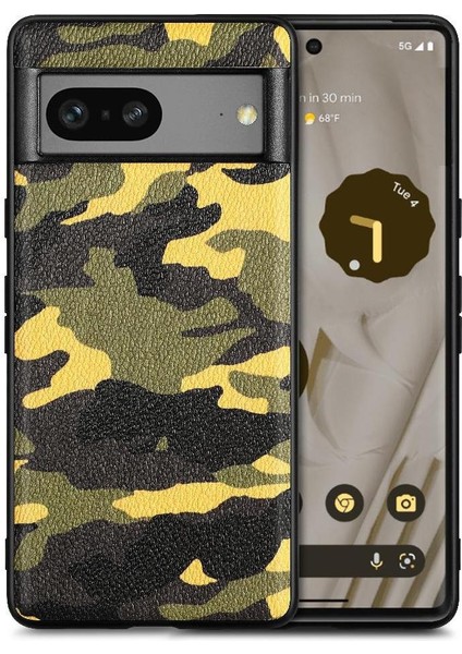 Google Pixel 7A Kablosuz Şarj Özgürlüğü Için Kılıf Anti Damla Camo Tasarım (Yurt Dışından)