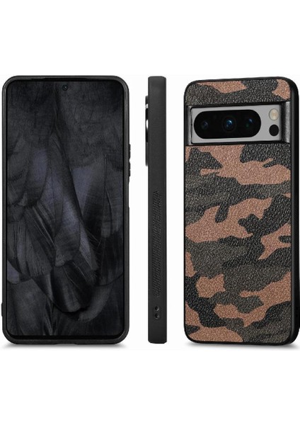 Google Piksel 8 Pro Camo Tasarım Hafif Kablosuz Şarj Için Kılıf (Yurt Dışından)