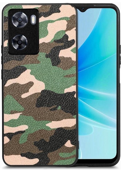 YH Market Oppo A57 4g Hafif Anti Damla Camo Tasarım Kablosuz Şarj Için Kılıf (Yurt Dışından)