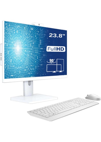 XSR687 I7 4770 8gb Ram 512GB SSD 23.8" Webcam + Wifi Pivot All In One Bilgisayar