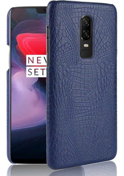Oneplus 6 Klasik Timsah Moda Uyumluluğu Için Şık Klasik Kılıf (Yurt Dışından)