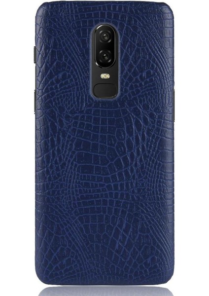 Oneplus 6 Klasik Timsah Moda Uyumluluğu Için Şık Klasik Kılıf (Yurt Dışından)