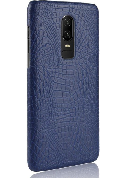 Oneplus 6 Klasik Timsah Moda Uyumluluğu Için Şık Klasik Kılıf (Yurt Dışından)