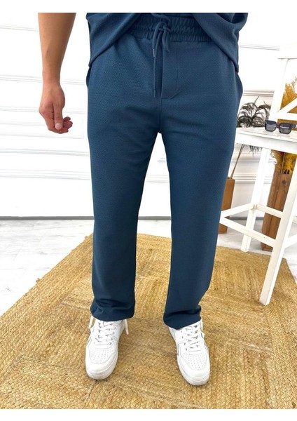 Pantolon Terletmez Esnek Likralı Yumuşak Dokulu Oversize Cepli Rahat Kesim Eşofman Altı