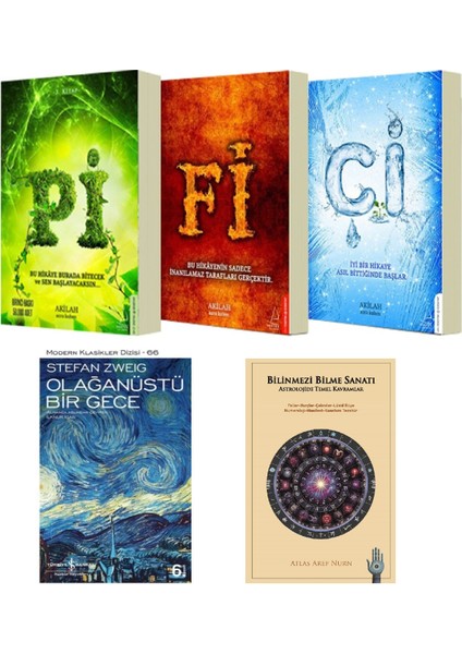 Fi + Çi + Pi (Azra Kohen) + Olağanüstü Bir Gece + Bilinmezi Bilme Sanatı