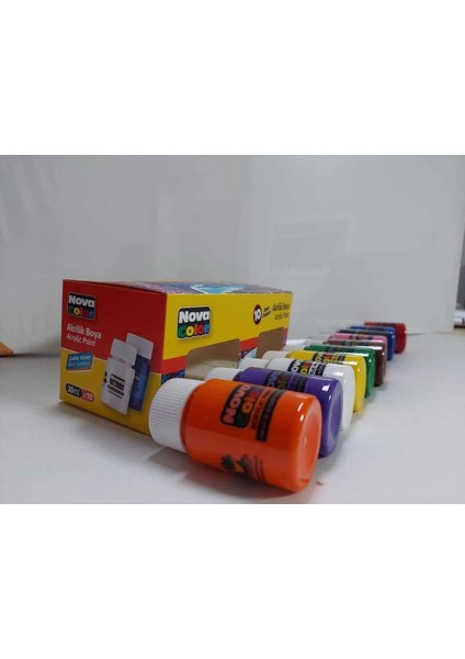 Nova Color Akrilik Boya 10 Renk 30 Ml Nc-2002