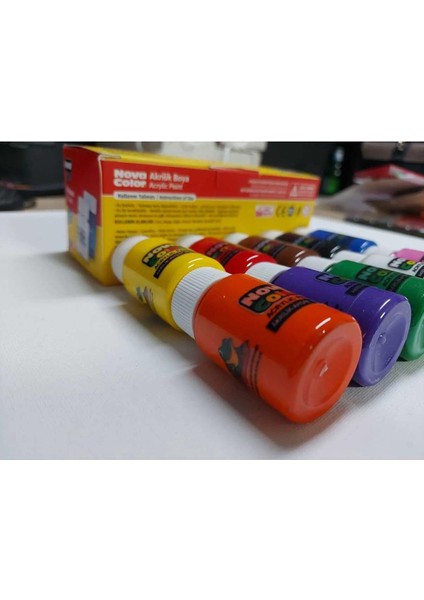 Nova Color Akrilik Boya 10 Renk 30 Ml Nc-2002