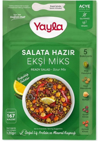 Salata Hazır Ekşi Miks 120 gr (6'lı)