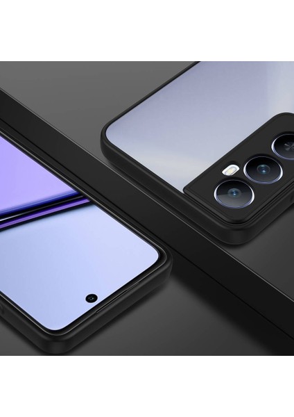 Realme C65 4g Uyumlu Kılıf Arkası Mat Kamera Korumalı Kenarları Renkli Soft Kılıf