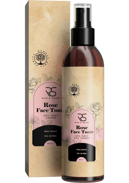 Gül Özlü Yüz Toniği 190 ml