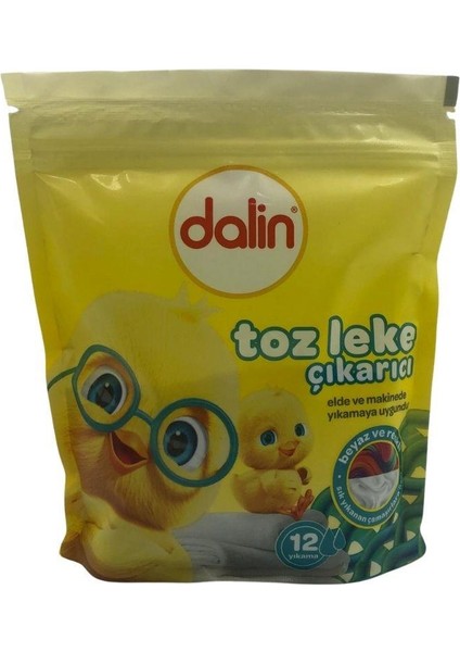 Toz Leke Çıkarıcı 12 Yıkama 500 gr