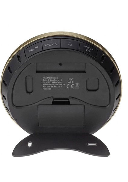 Meteomar Maritime Yeni Nesil Dijital Hava Istasyonu Barometreli 35.1124.53 Sarı Prinç fırsatları