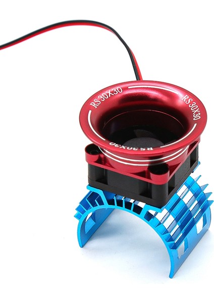 Motor Soğutucu Kapağı + Soğutma Fanı Wltoys A959-B 144001 124019 Hsp 1/8 1/10 Rc Araba 540 550 3650 Boyutu Motor Isı Emici (Yurt Dışından)