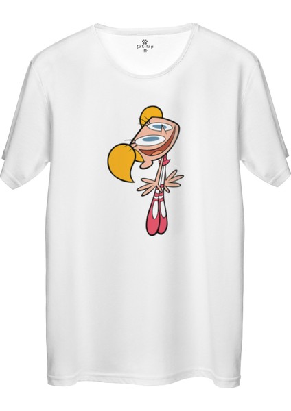 Çakılap Deedee Baskılı Tişört Unisex, Premium Kalite (Rgl-Çf)