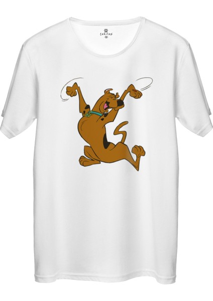 Çakılap Scooby Doo Baskılı Tişört Unisex, Premium Kalite (Rgl-Çf)