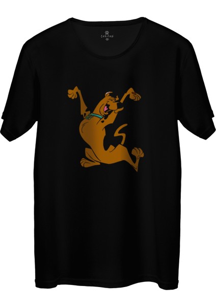 Çakılap Scooby Doo Baskılı Tişört Unisex, Premium Kalite (Rgl-Çf)