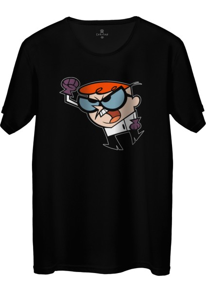 Çakılap Dexter Baskılı Tişört Unisex, Premium Kalite (Rgl-Çf)